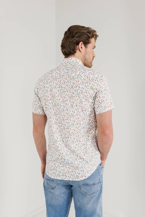 State of Art shirt ss print twill