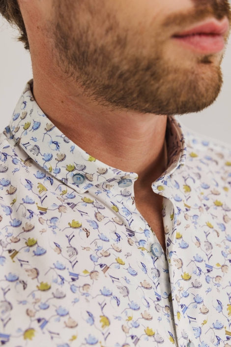 State of Art shirt ss print twill