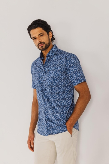 State of Art Overhemd POPLIN OVERHEMD MET BORSTZAK 264 15911 5711