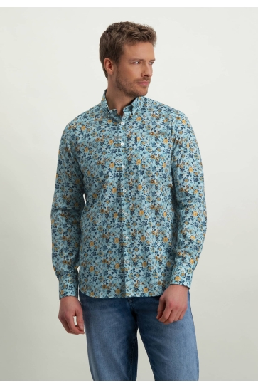 State of Art Overhemd POPLIN OVERHEMD MET BOTANISCHE PRINT 21414172 5411
