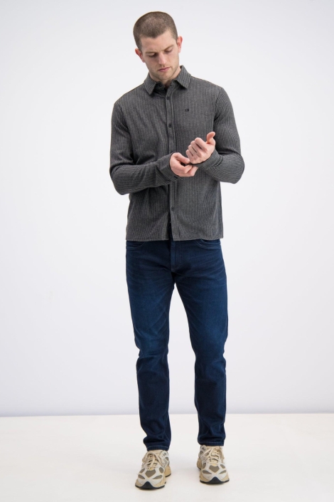 Gabbiano blauwe heren overhemd |