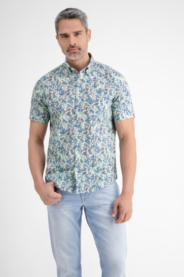 Lerros Overhemd ZOMEROVERHEMD MET BLOEMENPRINT 2562132 100