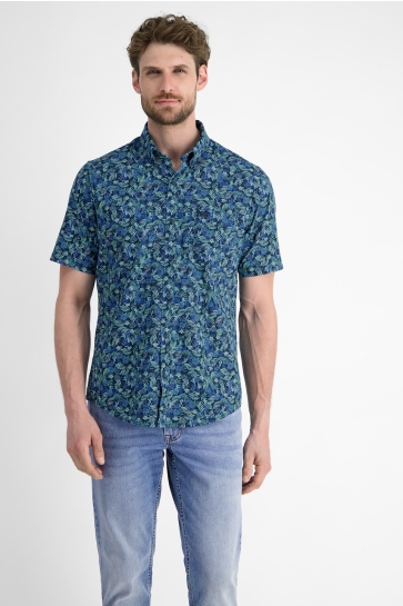 Lerros Overhemd ZOMEROVERHEMD MET BLOEMENPRINT 2562132 485
