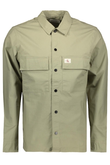 Calvin Klein Overhemd CARGO COTTON RIBSTOP J30J327584 LAUREL OAK