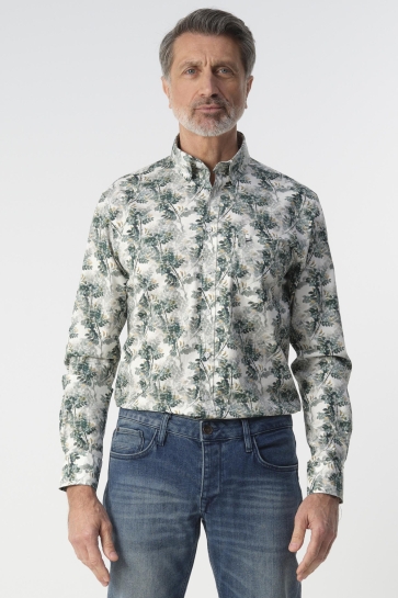 Campbell Overhemd RANGER OVERHEMD 099200 002 4776 DUCK GREEN DESSIN