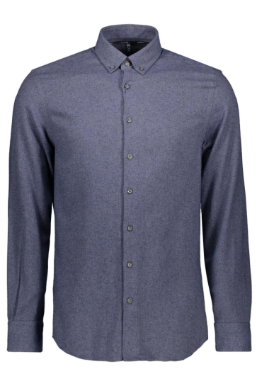 State of Art OVERHEMD MET BUTTON DOWN KRAAG 211 25213 5759 kobalt donkerblauw