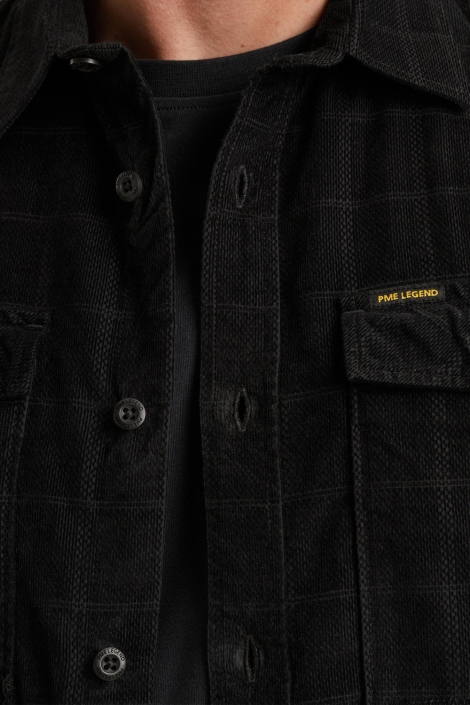 PME legend zwarte heren overhemd | Kleurstaal