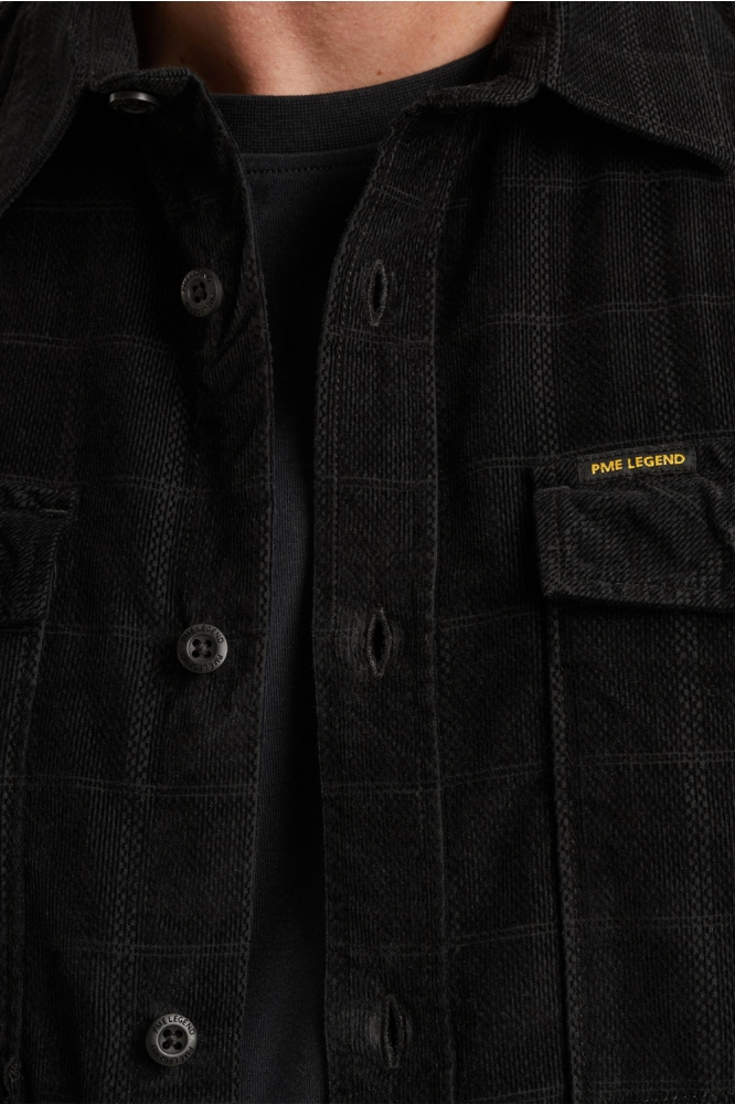 PME legend zwarte heren overhemd | Kleurstaal