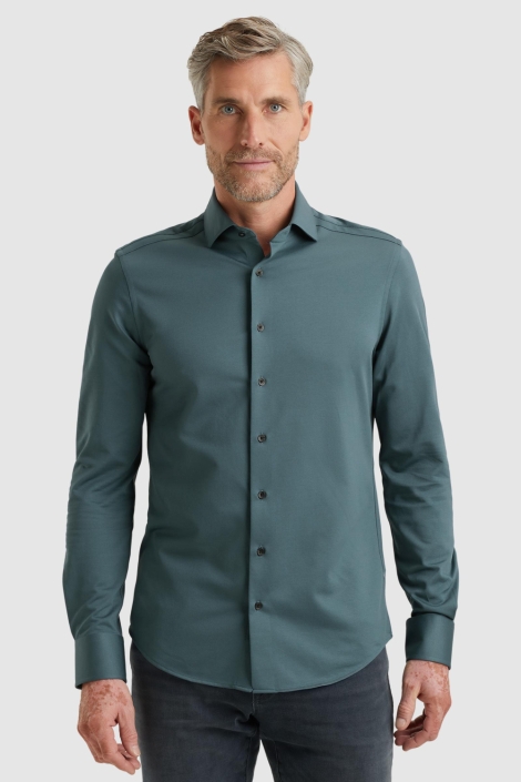 Vanguard blauwe heren overhemd | Model vooraanzicht