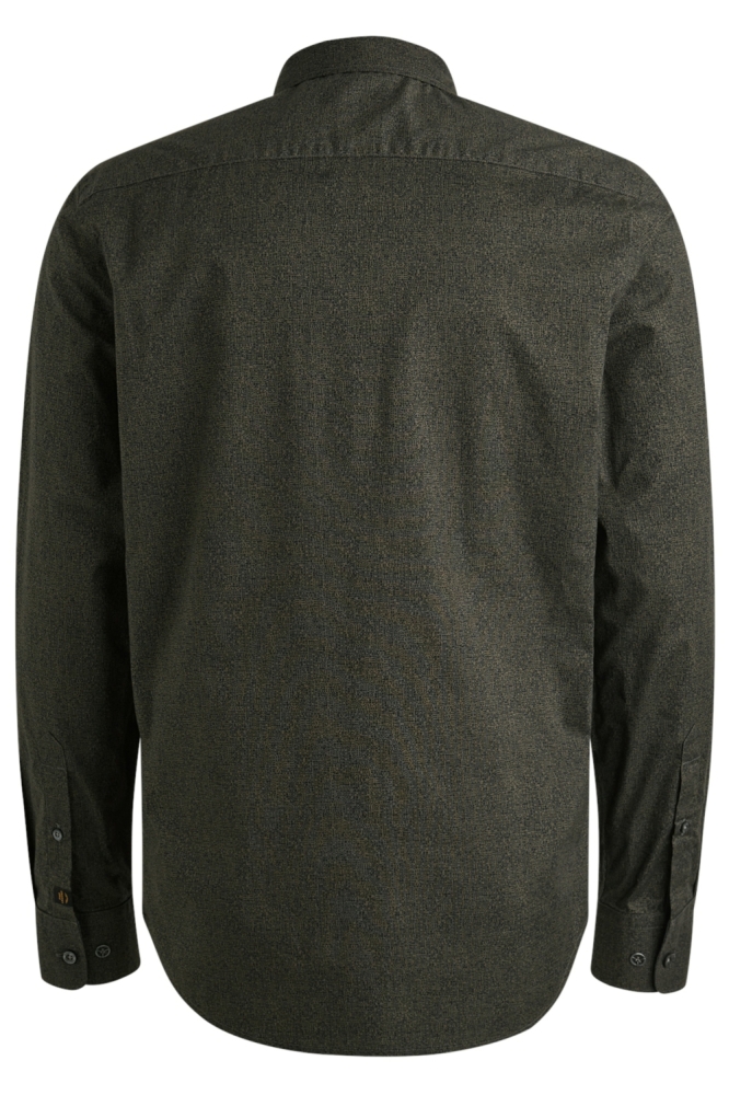 PME legend groene heren overhemd | Achteraanzicht