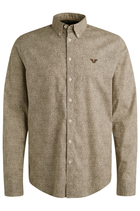 PME legend bruine heren overhemd | Vooraanzicht