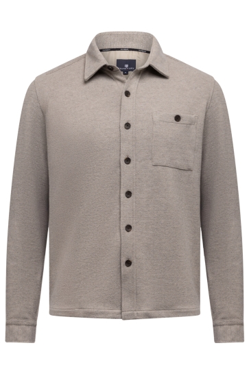 State of Art GEMELEERD OVERSHIRT MET VISGRAAT STRUCTUUR 22125293 8600
