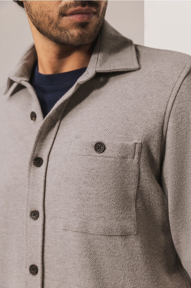 State of Art zand heren overhemd | Kleurstaal