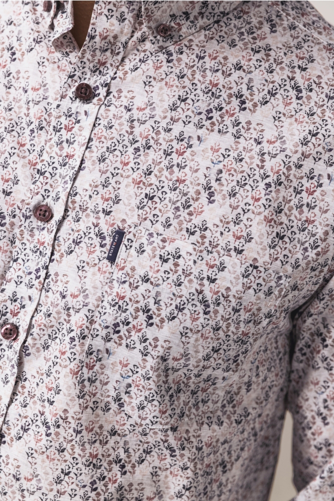 State of Art grijze heren overhemd | Close up
