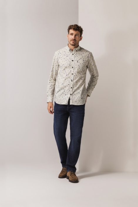 State of Art grijze heren overhemd | Model