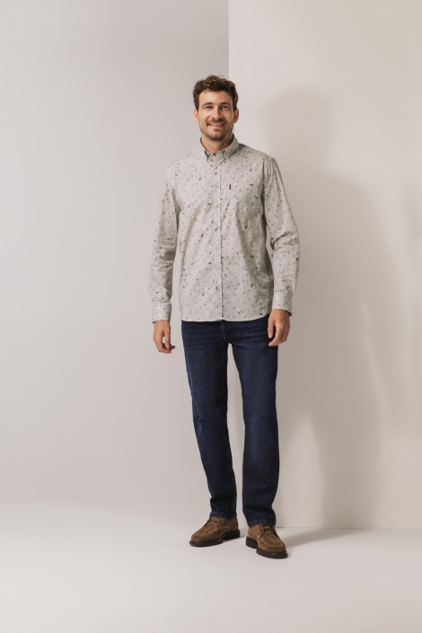 State of Art grijze heren overhemd | Model