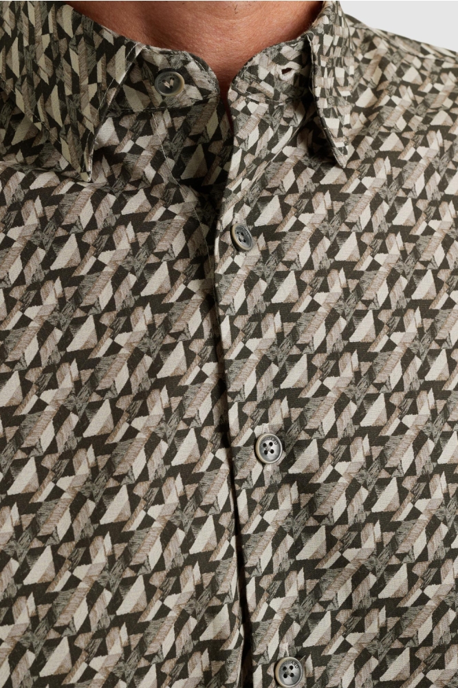 Vanguard groene heren overhemd | Close up