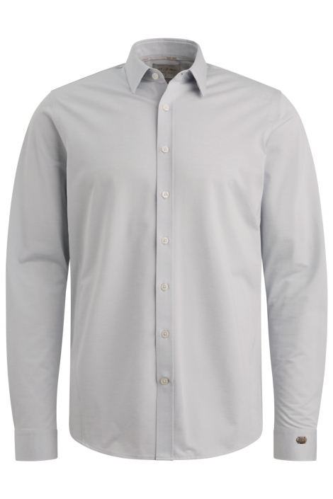 Cast Iron blauwe heren overhemd | Vooraanzicht