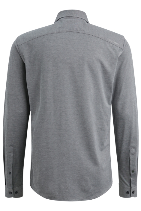 Cast Iron blauwe heren overhemd | Achteraanzicht