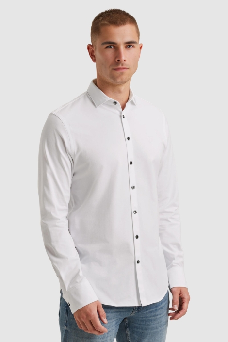 PME legend witte heren overhemd | Model vooraanzicht