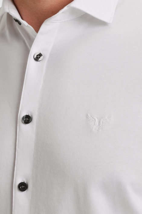 PME legend witte heren overhemd | Close up