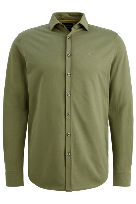 PME legend groene heren overhemd | Vooraanzicht