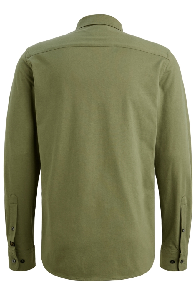 PME legend groene heren overhemd | Achteraanzicht