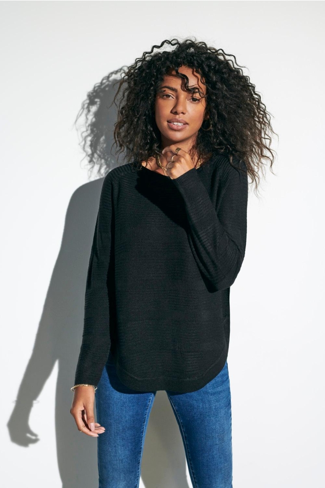 onlCAVIAR L/S PULLOVER KNT NOOS 15141866 Black