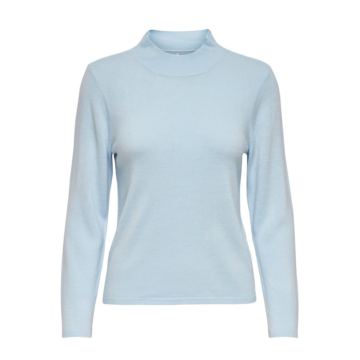 onlrose l/s highneck pullover cc kn 15191801 only trui cashmere blue