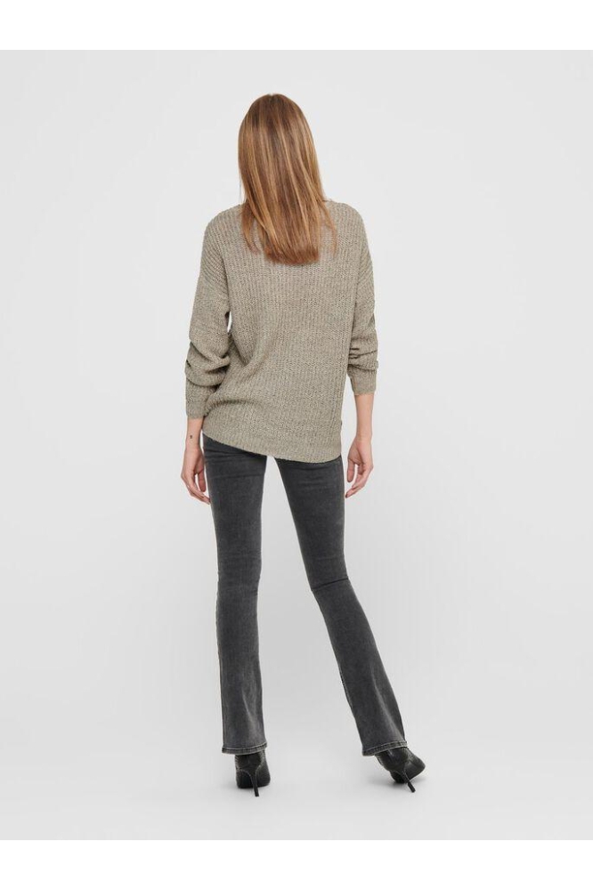 Jacqueline de Yong beige dames trui | Model