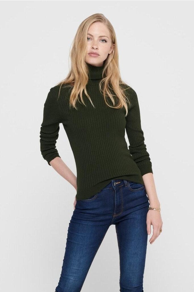 ONLKAROL L/S ROLLNECK PULLOVER KNT 15165075 Rosin