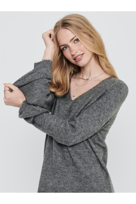 Jacqueline de Yong grijze dames jurk