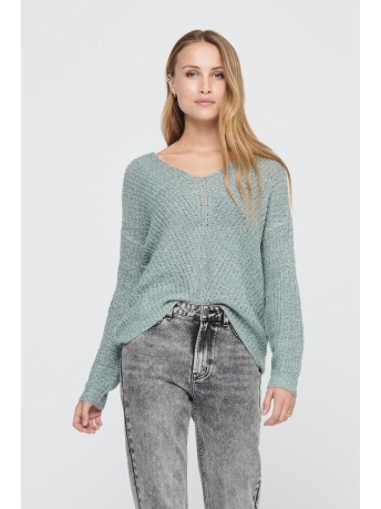 Jacqueline de Yong Trui JDYNEW MEGAN L/S PULLOVER KNT NOOS 15208245 Abyss/W. BLACK P
