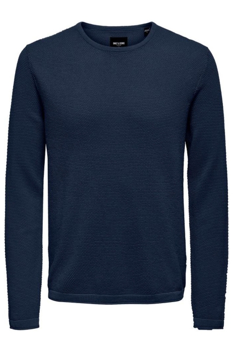 Only & Sons onspanter life 12 struc crew knit n