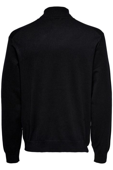 Only & Sons zwarte heren trui | Achteraanzicht