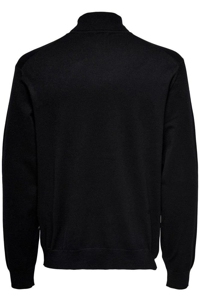 Only & Sons zwarte heren trui | Achteraanzicht