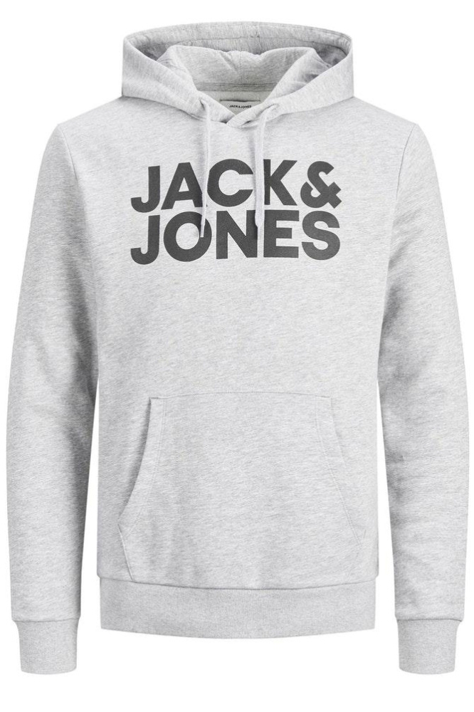 Jack & Jones grijze heren trui | Vooraanzicht
