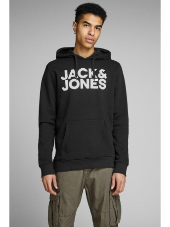 Jack & Jones Trui JJECORP LOGO SWEAT HOOD NOOS 12152840 Black/Reg/Large