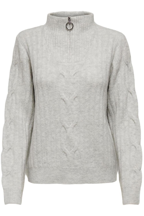 Jacqueline de Yong beige dames trui | Vooraanzicht