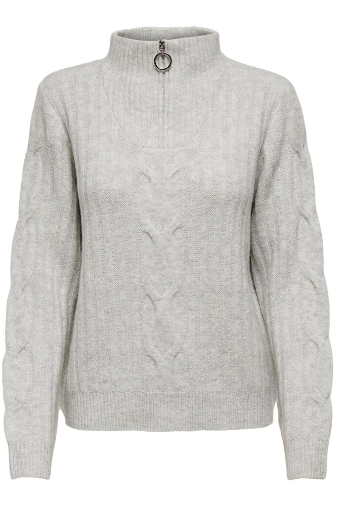 Jacqueline de Yong beige dames trui | Vooraanzicht
