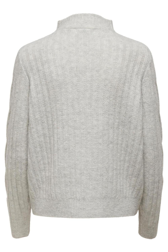 Jacqueline de Yong beige dames trui | Achteraanzicht