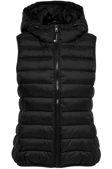Only Jas ONLNEWTAHOE HOOD WAISTCOAT OTW N 15205760 Black
