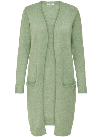 Jacqueline de Yong Vest JDYMARCO L/S LONG CARDIGAN KNT NOOS 15184979 Basil/MELANGE