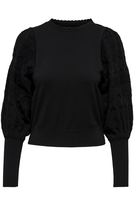 Only zwarte dames trui | Vooraanzicht