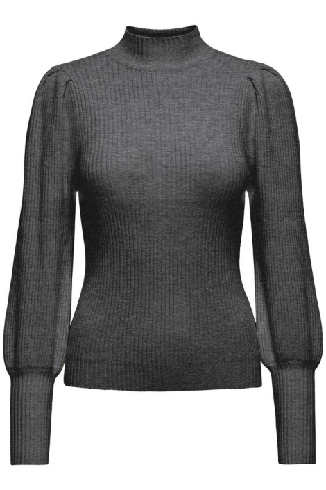 Only grijze dames trui | Vooraanzicht