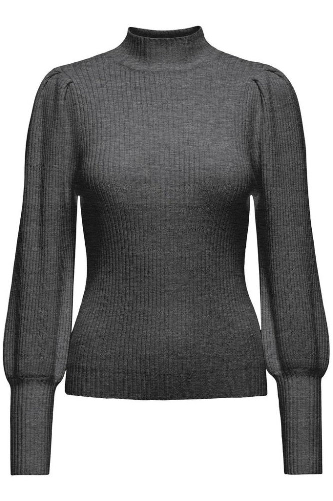 Only grijze dames trui | Vooraanzicht