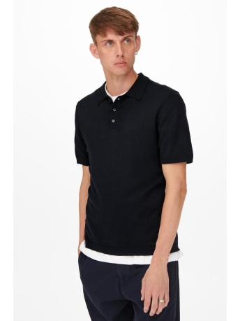 Only & Sons Polo ONSWYLER LIFE SS POLO KNIT 22022219 DARK NAVY