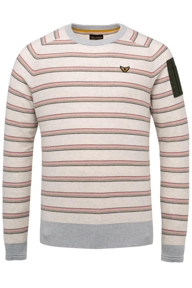 ROUND NECK COTTON STRIPE PKW2202304 910