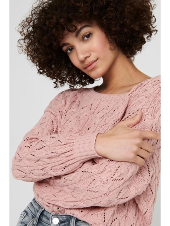 Only Trui ONLBRYNN LIFE STRUCTURE L/S PUL KNT NOOS 15222853 ADOBE ROSE