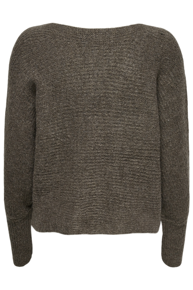 Only bruine dames trui | Achteraanzicht